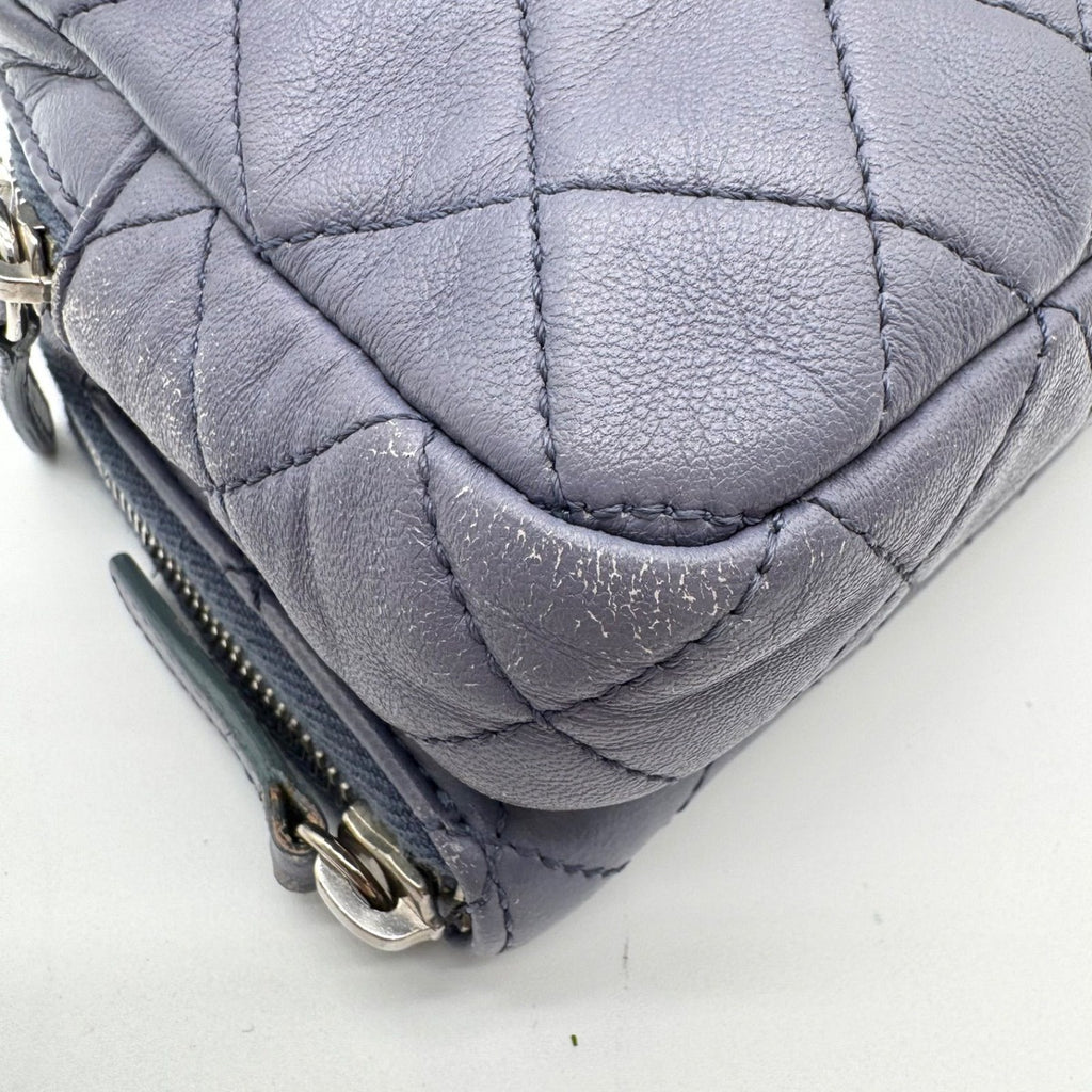 Chanel Shoulder Bag Mini Quilted CC Logo Turnlock — view 7