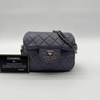 Chanel Shoulder Bag Mini Quilted CC Logo Turnlock