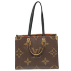 Louis Vuitton Monogram Tote On The Go MM Bag Brown — view 6