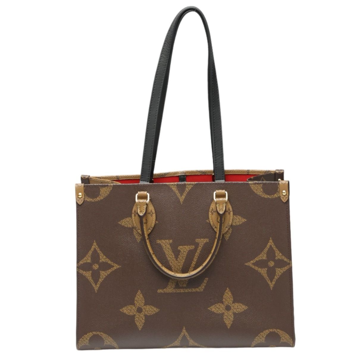 Louis Vuitton Monogram Tote On The Go MM Bag Brown — view 6