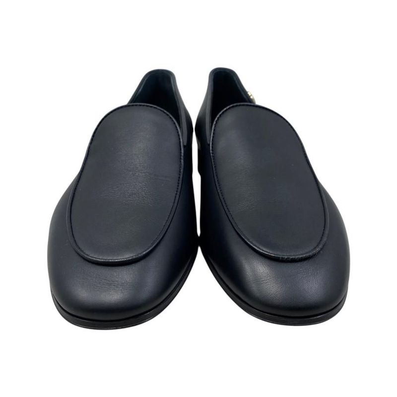 Chanel Loafers Coco Mark Heart Moccasins 94305 Size 37 Calfskin — view 3