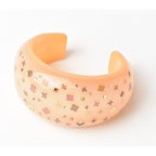 Louis Vuitton Bangle Bracelet Rose Pink Clear