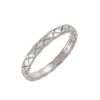 Chanel Coco Crush Small SM 55 Ring Platinum Quilted