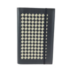 Bottega Veneta Intrecha Top Black White Leather No Top Book Cover Notebook