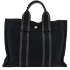 Hermes Fourre Tout PM Canvas Black Handbag