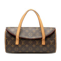 Louis Vuitton Monogram Sonatine Brown Leather