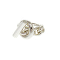 Hermes Croisette Size 55 Silver 925 Ring 0136