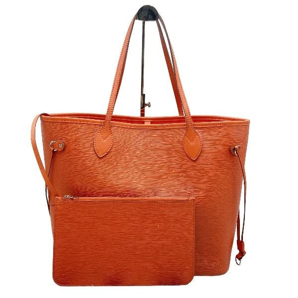 Louis Vuitton Epi Tote Neverfull MM Bag Orange