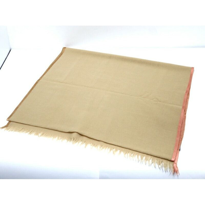 Gucci Large Shawl Beige Pink 95% Wool 5% Silk — view 2