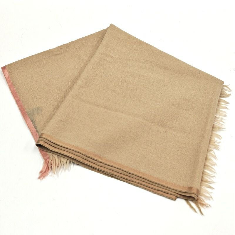 Gucci Large Shawl Beige Pink 95% Wool 5% Silk