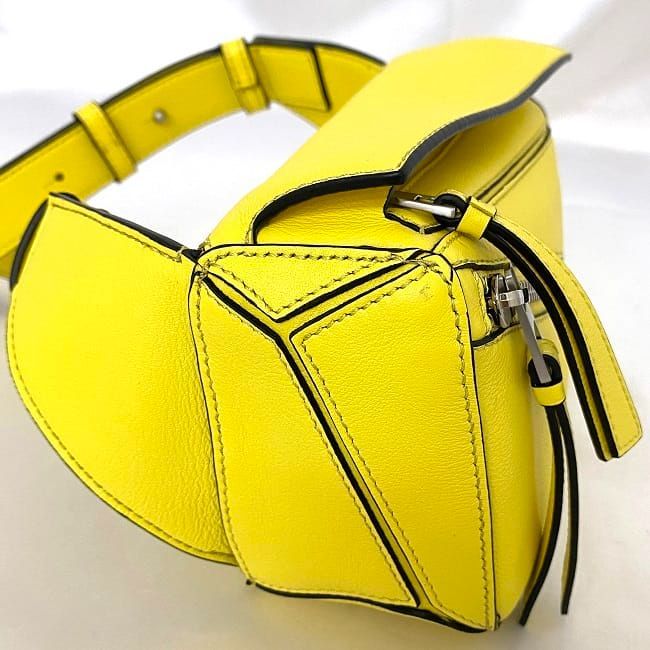 Loewe Body Bag Bum Mini Yellow Puzzle — view 9