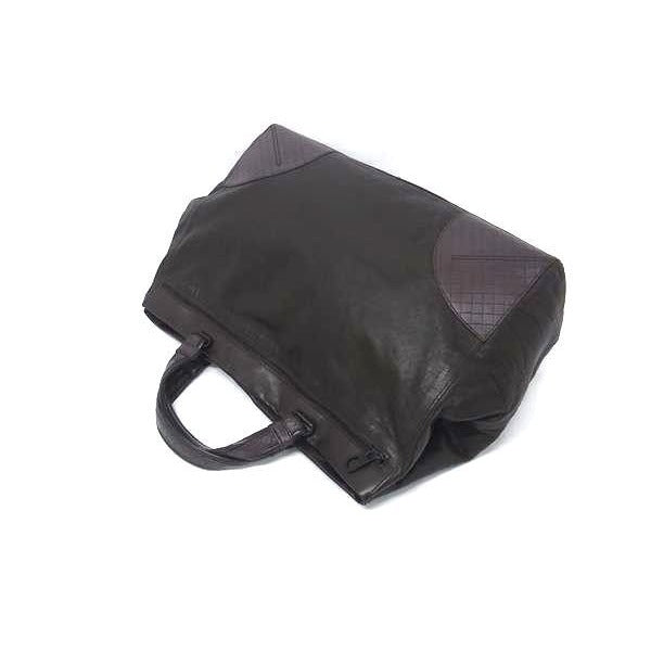 Bottega Veneta Handbag Intrecciato Scolpito Dark Brown Leather — view 3