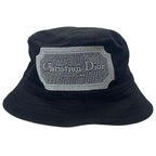 Dior Bucket Hat Bob Logo Black Cotton