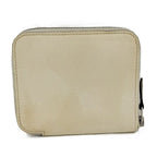 Hermes Azap Silk-in Compact Coin Case Leather Ivory
