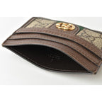 Gucci Card Case Business Holder Beige Brown 96 iwg 8745 — view 5