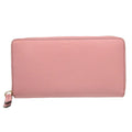 Gucci Leather Pink Round Zipper Long Wallet 1196