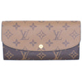 Louis Vuitton Monogram Reverse Portefeuille Emily Wallet Card Case Brown