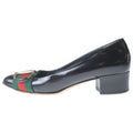 Gucci Sherry Heel Leather Black