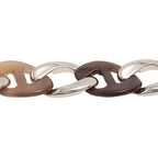 Hermes Chaine de Buffalo Horn Bracelet Bangle Chain — view 2