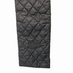 Chanel CC Logo Quilted Patted Scarf Black