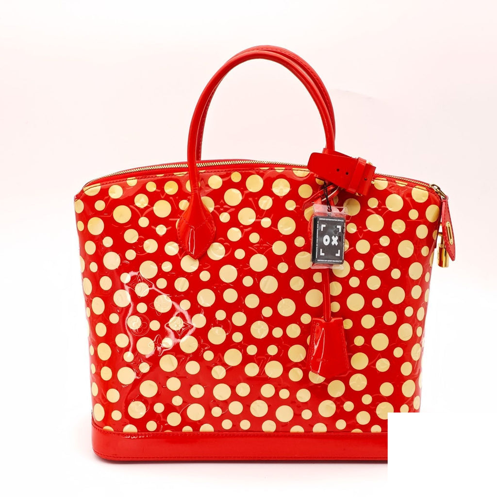 Louis Vuitton Dot Infinity Bag Handbag Dot Red Key — view 2