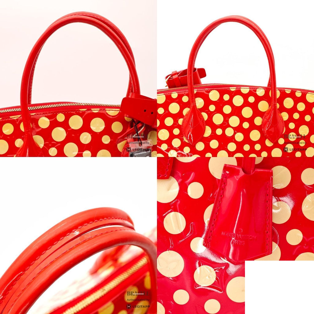 Louis Vuitton Dot Infinity Bag Handbag Dot Red Key — view 8