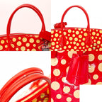 Louis Vuitton Dot Infinity Bag Handbag Dot Red Key — view 8