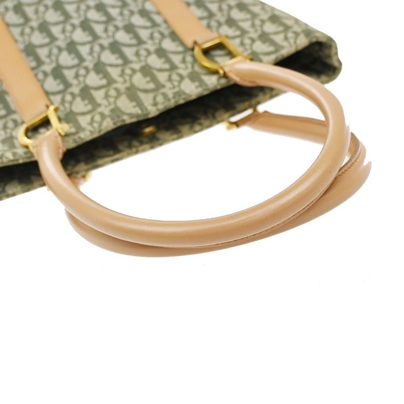 Christian Dior Shoulder Tote Leather Canvas 85 Kb001 — view 8