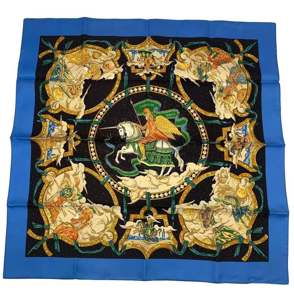 Hermes Scarf Carre 90 le Triomphe du Paladin Victory of the Knights Justice — view 2