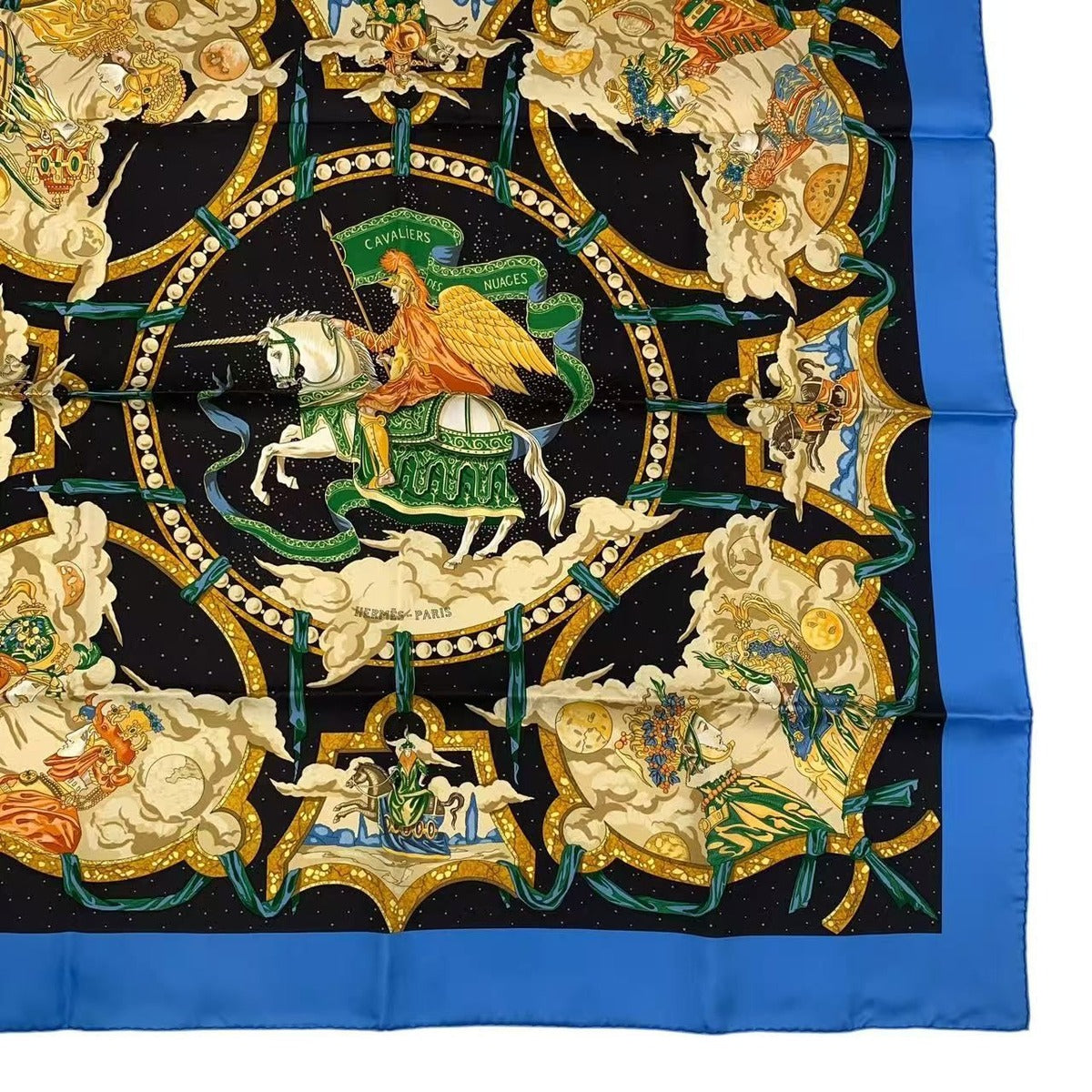 Hermes Scarf Carre 90 le Triomphe du Paladin Victory of the Knights Justice — view 6