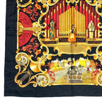 Hermes Scarf 100% Silk Carre 90 Orgauphone ET Autres Mecaniques Pipe Organ — view 5