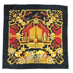 Hermes Scarf 100% Silk Carre 90 Orgauphone ET Autres Mecaniques Pipe Organ