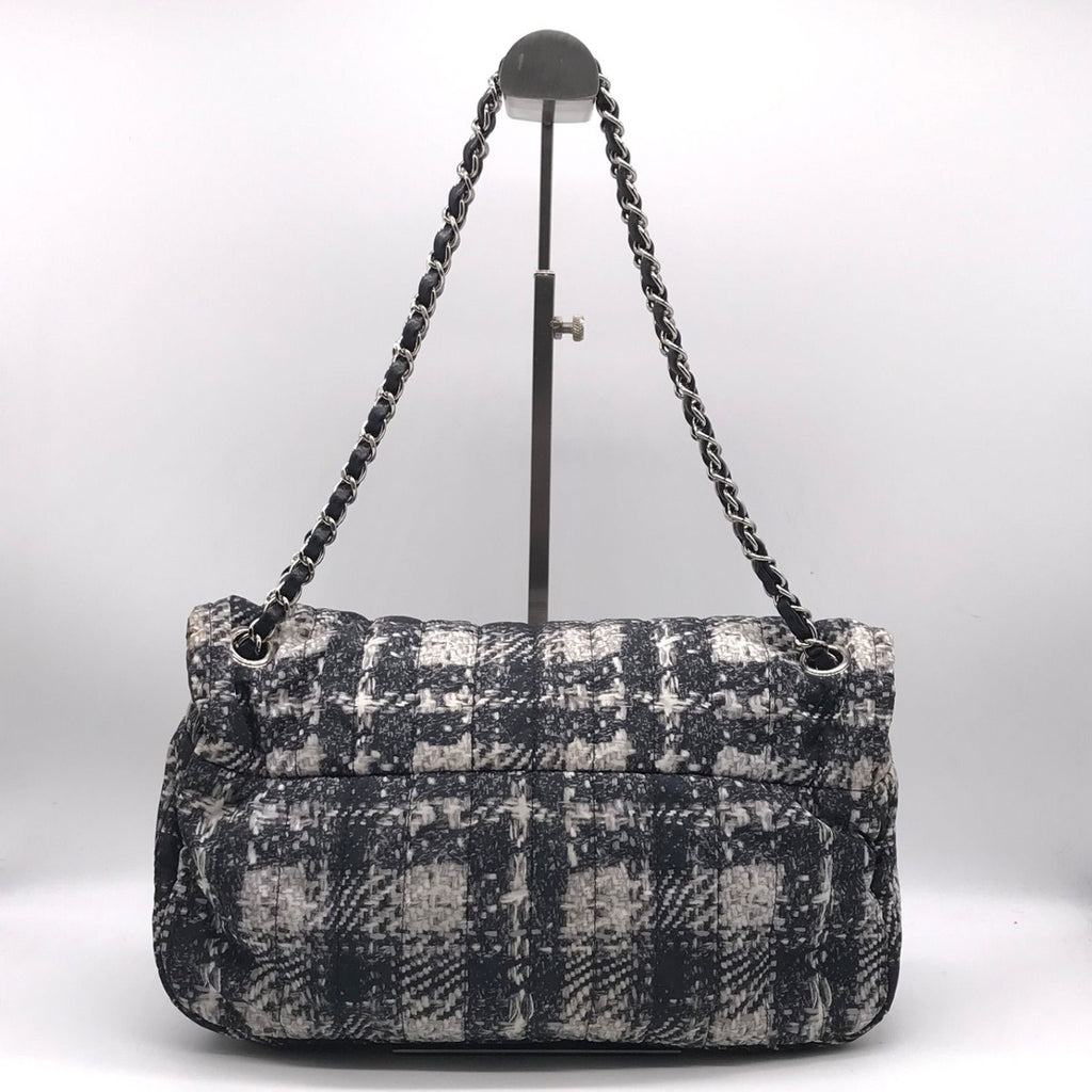 Chanel Nylon Tweed Chain Shoulder Bag Price Negotiation Welcome — view 2