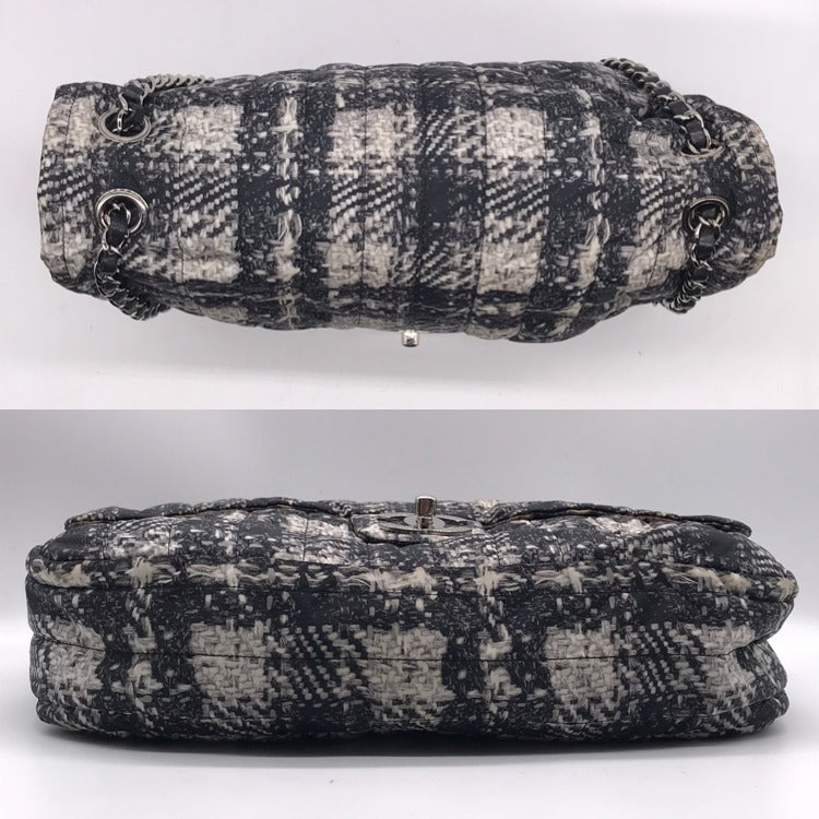 Chanel Nylon Tweed Chain Shoulder Bag Price Negotiation Welcome — view 4
