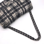 Chanel Nylon Tweed Chain Shoulder Bag Price Negotiation Welcome — view 7