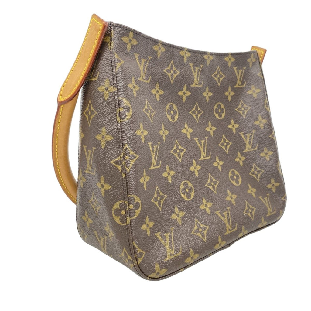 Louis Vuitton Shoulder Bag Monogram Looping MM Brown — view 2