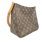 Louis Vuitton Shoulder Bag Monogram Looping MM Brown — view 2