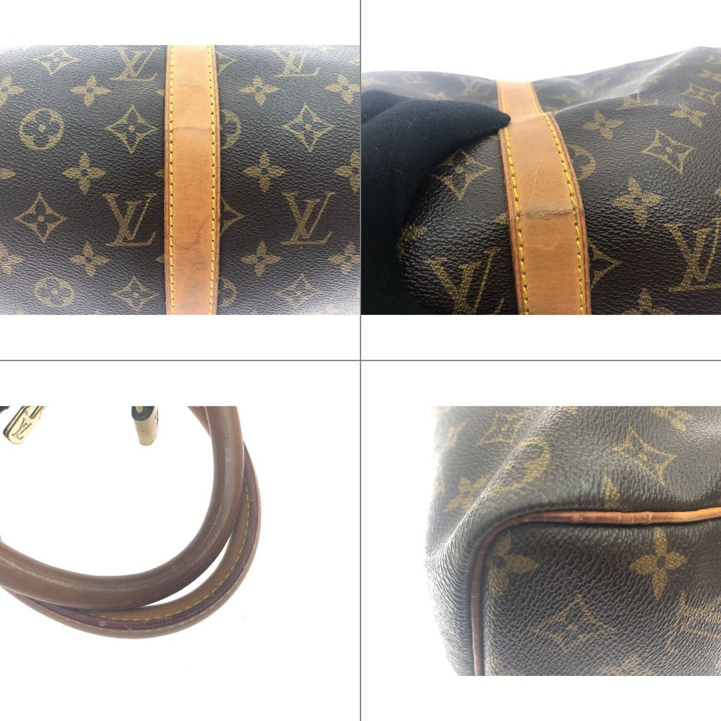 Louis Vuitton Boston Bag Monogram Keepall 50 key Miss Ing Brown — view 8