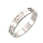 Gucci Icon Ring 18k WG White Gold 750