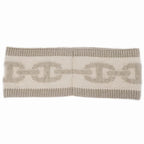 Hermes Headband Chaine D'ancre Cashmere Beige M Size — view 3