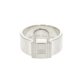 Hermes Alpha Kelly Silver 925 54 Ring 0950