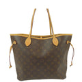 Louis Vuitton Neverfull MM Brown Monogram Canvas Tote Bag