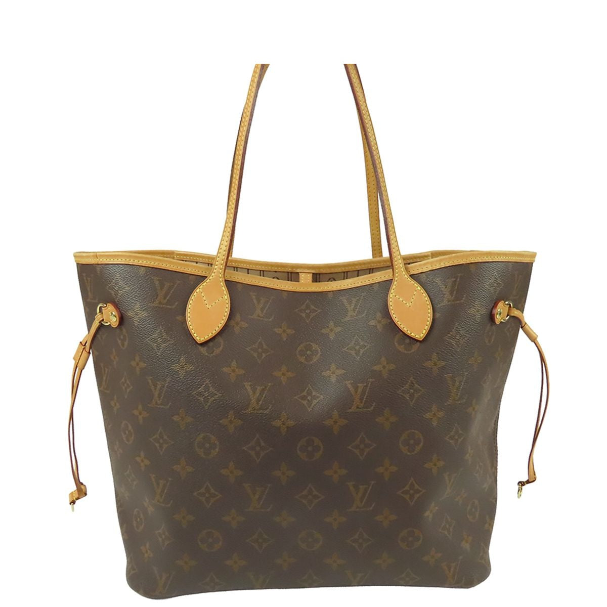 Louis Vuitton Neverfull MM Brown Monogram Canvas Tote Bag