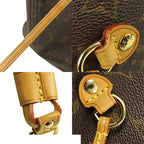 Louis Vuitton Neverfull MM Brown Monogram Canvas Tote Bag — view 6