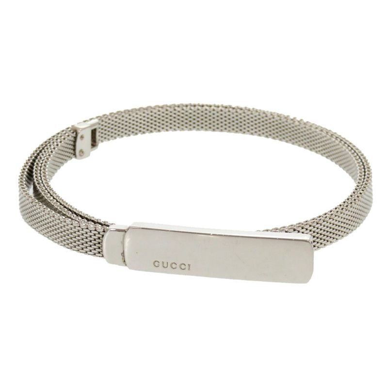 Gucci Plate Belt Metal Silver 0218 — view 2