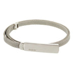 Gucci Plate Belt Metal Silver 0218 — view 2