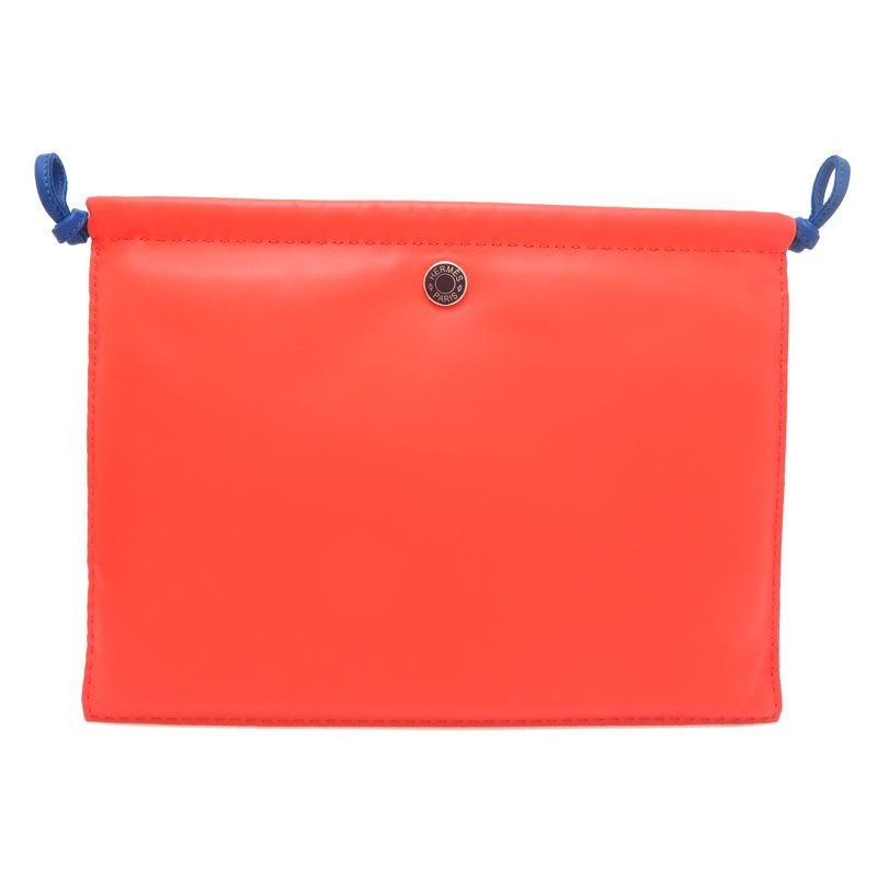 Hermes Avalon Orange Pouch