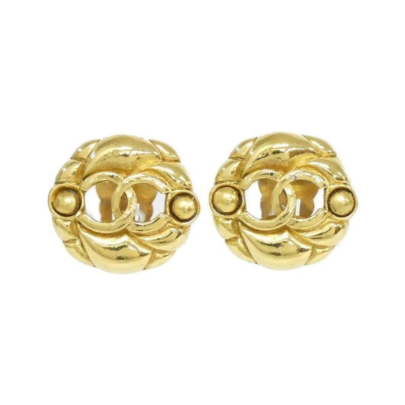 Chanel Classic Gold Earrings — view 2