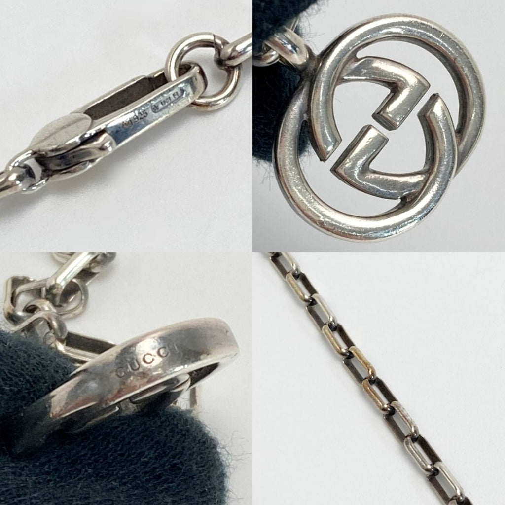 Gucci Interlocking G Necklace Silver AG 925 — view 7