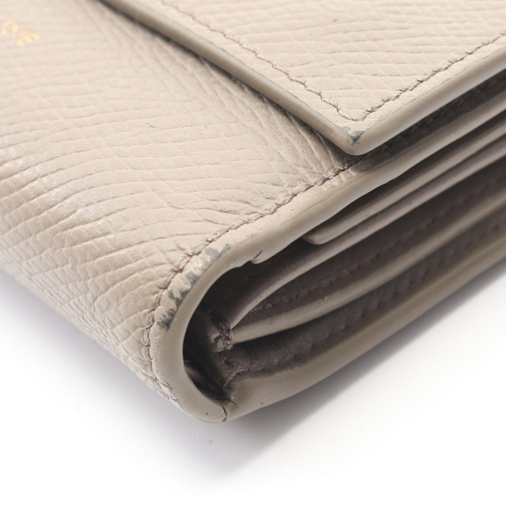 Celine Trifold Wallet Small Gray Leather — view 8